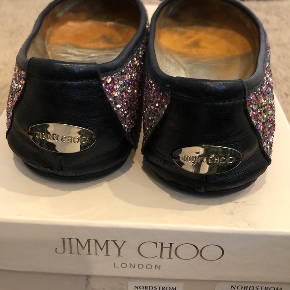 Jimmy choo rainbow glitter flats - Picture 7 of 7